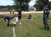 Dukung Kebangkitan Sepak Bola “Badai Biru” Persma 1960, Kodam XIII/Merdeka Turut Benahi Lapangan KONI