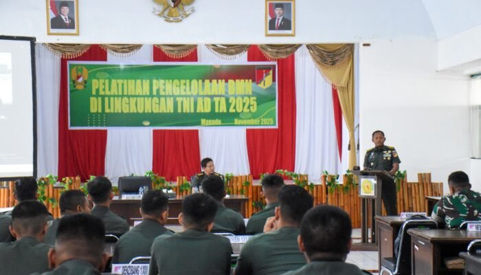 Pelatihan Pengelolaan BMN dan Aplikasi Siman V2 di Lingkungan TNI AD Berakhir, Pangdam XIII/Merdeka Ingatkan Pengelolaan BMN Harus Sesuai Aturan