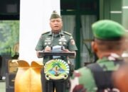 Kasrem 133/Nani Wartabone Pimpin Upacara Bulanan Pengibaran Bendera