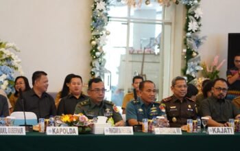 Kapoksahli Pangdam Merdeka Ikuti Diskusi Dengan Komite 1 DPD RI