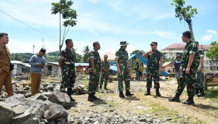 Danrem 133/Nani Wartabone Tinjau Progres Pembangunan Fasilitas KDMP di Gorontalo Utara
