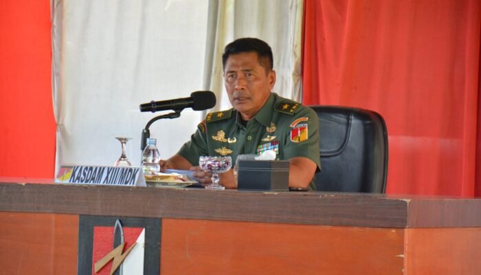 Kasdam XIII/Merdeka: Korum Yonif 712/Wiratama Senantiasa Jaga Stabilitas dan Kehormatan Satuan