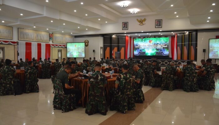 Sosialisasi Penyusunan RRWP Darat Kodam XIII/Merdeka