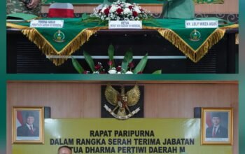 Persit KCK PD XIII/Merdeka Gelar Rapat Paripurna Dalam Rangka Sertijab Pangdam