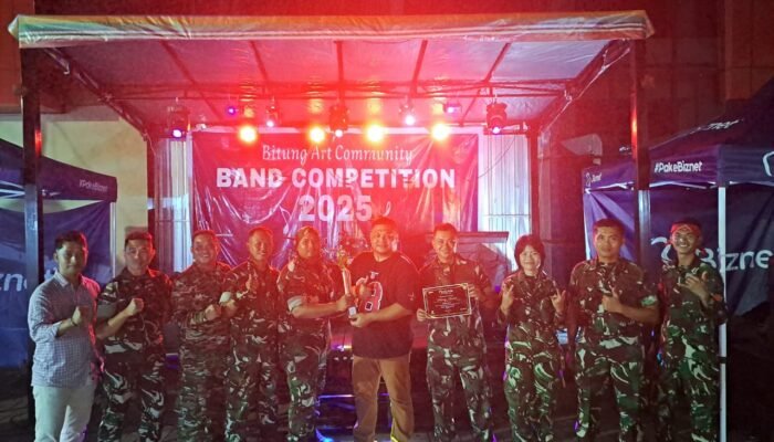 46 Army Band Ajendam XIII/Merdeka Sabet Juara 1 Festival Band se-Sulawesi Utara