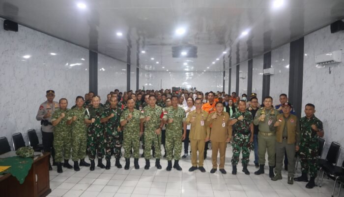 Antisipasi Bencana Banjir, Korem 131/Santiago Gelar Latihan Lapangan Penanggulangan Bencana Alam