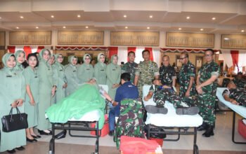 Kodam XIII/Merdeka Gelar Bakti Kesehatan Jelang Hari Juang TNI AD