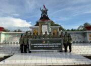 Peringati HUTnya ke-64, Kowad Kodam XIII/Merdeka Gelar Ziarah ke TMP Manado