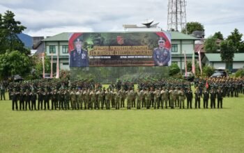 Kodam Merdeka Gelar Penyerahan Pasukan dan Alutsista, Mayjen TNI Mirza Agus Mulai Tugas Sebagai Pangdam
