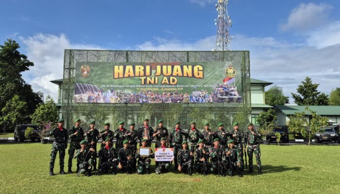 Yonzipur 19/YKN Raih Juara 3 Lomba Binsat Jajaran Kodam XIII/Merdeka