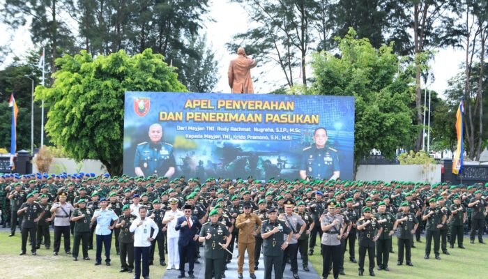 Estafet Kepemimpinan Kodam VI/Mulawarman Resmi Beralih