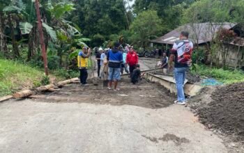 Jalan Turun, Kendaraan Mengular: Dinas PUPR Sangihe Bergerak Cepat Lakukan Perbaikan