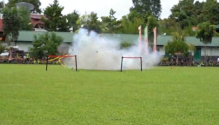 Duarrr..!!! Markas Kodam Merdeka Bergetar Karena Ledakan, Prajurit Yonzipur 19/YKN Berhasil Jinakkan Bom