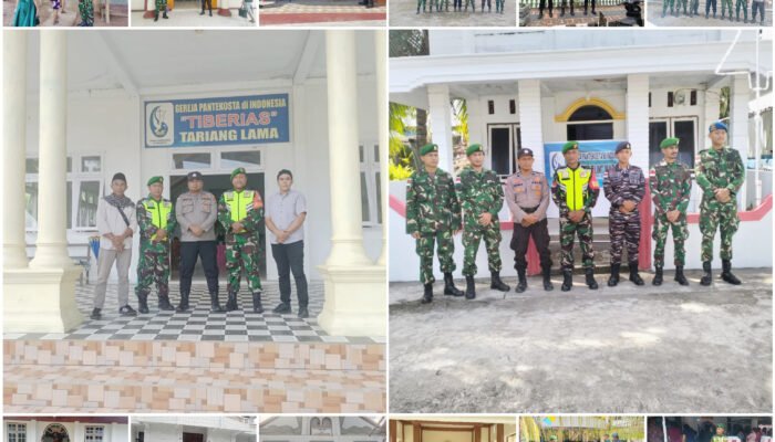 Kodim 1301/Sangihe Pastikan Ibadah Natal 2025 Berjalan Aman dan Khidmat di Sangihe dan Sitaro