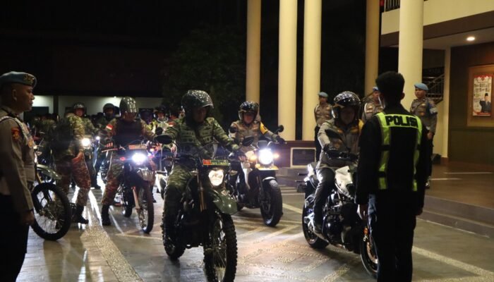 Danrem Santiago Bersama Pangdam Merdeka dan Kapolda Sulut, Patroli Pantau Malam Tahun Baru 2026