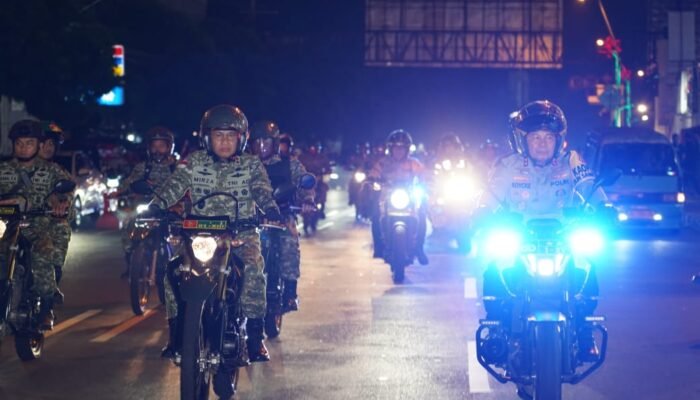 Gunakan KR2 Pangdam Merdeka dan Kapolda Sulut Pantau Perayaan Malam Tahun Baru