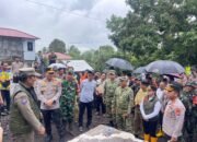 Pangdam, Gubernur, Kapolda dan Danrem Santiago Tinjau Lokasi Banjir Bandang di Kepulauan Sitaro