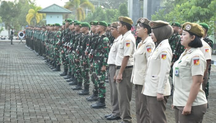 Awal Tahun, Korem 133/Nani Wartabone Gelar Upacara Bendera 17-an Bulan Januari 2026