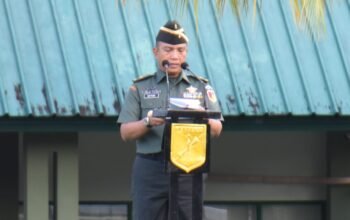 Kapoksahli Pangdam XIII/Merdeka Bacakan Amanat Panglima TNI Pada Saat Upacara 17-an, Prajurit TNI Dituntut Harus PRIMA