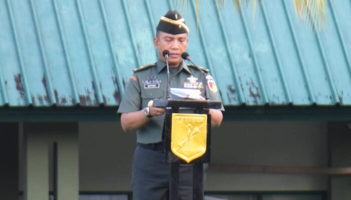 Kapoksahli Pangdam XIII/Merdeka Bacakan Amanat Panglima TNI Pada Saat Upacara 17-an, Prajurit TNI Dituntut Harus PRIMA