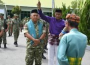Pangdam XIII/Merdeka Disambut Adat Mopotilolo di Korem 133/Nani Wartabone