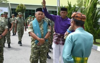 Pangdam XIII/Merdeka Disambut Adat Mopotilolo di Korem 133/Nani Wartabone