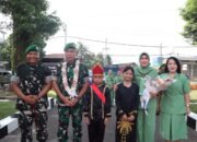 Dandim Letkol Inf Dewa Made DJ Sambut Kunjungan Danrem 131/Santiago di Makodim 1310/Bitung