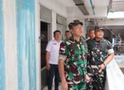 Danrem 131/Santiago Didampingi Dandim 1310/Bitung Tinjau Lokasi Marshalling Area Prajurit Pembangunan Batalyon Teritorial Pembangunan