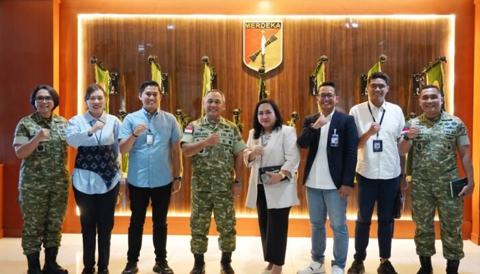 Pangdam Merdeka Terima Audiensi Regional CEO BRI Manado