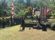 Dandim 1301/Sangihe Pimpin Ziarah Tabur Bunga di Makam Pahlawan Nasional Bataha Santiago
