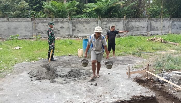 Turun Langsung ke Lokasi, Dandim 1301/Sangihe Tinjau Pembangunan Koperasi Merah Putih di Siau