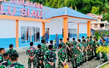 Apel Pengecekan Satgas Gulbencal Sitaro, 82 Personel Siap Serpas Kembali ke Satuan