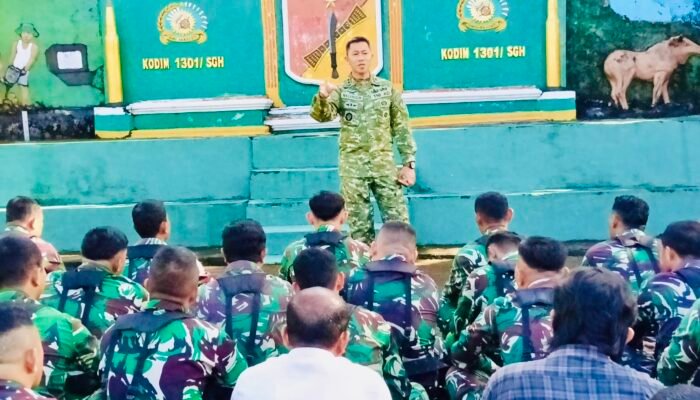 Dandim 1301/Sangihe Tekankan Disiplin dan Soliditas Prajurit dalam Pengarahan di Makodim