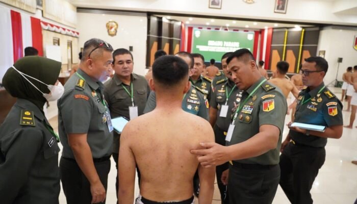 Kasdam XIII/Merdeka Tegaskan Seleksi Prajurit TNI AD Harus Bersih dan Objektif