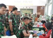 Peringati HUT ke-80, Persit Koorcabrem Nani Wartabone Gelar Donor Darah