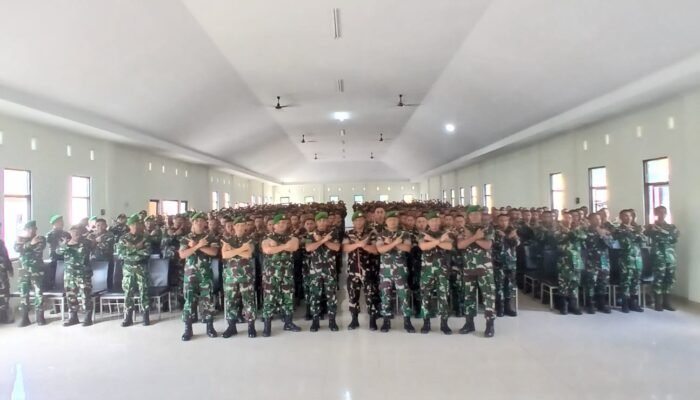 Danrindam XIII/Merdeka Pimpin Briefing Pembukaan Opsdik Dikjurtaif Abit Dikmata If Gelombang III TNI AD Tahun 2025