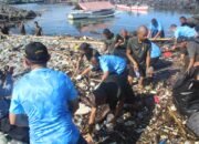 Patuh Perintah Presiden, Pangdam Mirza Agus Kerahkan Prajurit Kodam XIII/Merdeka Bersihkan Pantai