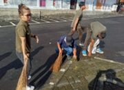 TNI–Polri dan Pemerintah Siau Timur Gelar Kerja Bakti Gerakan Indonesia ASRI di Terminal Ulu Siau