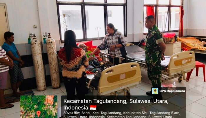 Wujud Empati TNI, Serka Andris Derek Sambangi Warga Binaan di Rumah Sakit