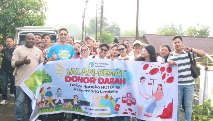 Mengabdi Sejak 1940, RSU Hermana Lembean Rayakan 86 Tahun dengan Aksi Sosial