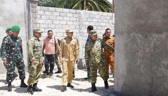 Pangdam XIII/Merdeka Tinjau Pembangunan Koperasi Merah Putih Motor Baru Ekonomi Desa di Kepulauan Talaud