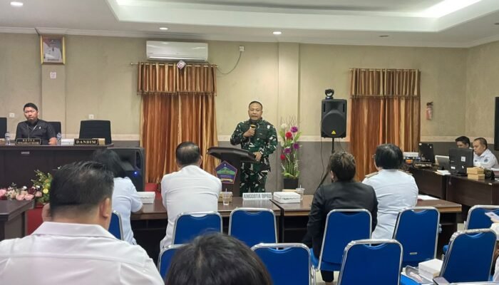 Dandim Bitung Perkuat Ekonomi Desa Lewat Sosialisasi KDKMP di Musrenbang RKPD Minahasa Utara 2027