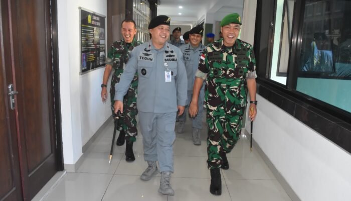 Temui Danrem Santiago, Kepala Bakamla Zona Maritim Tengah Bahas Kerjasama Keamanan