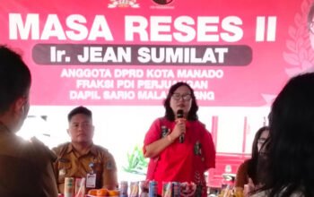 Jean Sumilat Serap Aspirasi di Kecamatan Sario: Respons Cepat Keluhan Lampu Jalan Hingga Pengerukan Selokan