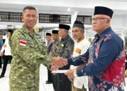 Dandim 1301/Sangihe Hadiri Penyaluran Dana Operasional Tokoh Agama Islam dan Buka Puasa Bersama Forkopimda