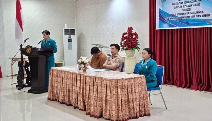HKG PKK ke-54 di Sangihe Diperingati dengan Sosialisasi Adminduk, Pelatihan Public Speaking dan Buka Puasa Bersama