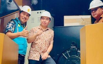 Bupati dan Wakil Bupati Sangihe Tinjau Mesin Baru PLN di PLTD Tahuna. Daya Listrik bertambah 4.000 KW