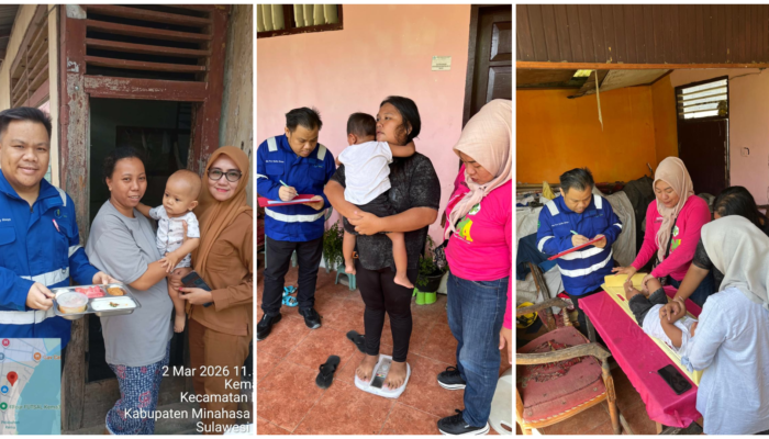 PLTU Sulut-3 Aktif Bantu Penanganan Stunting di Kecamatan Kema, Dukung Program Minut Zero Stunting
