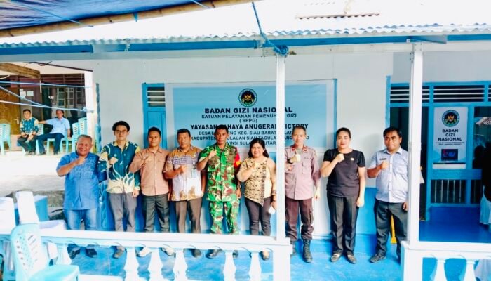 SPPG Siau Barat Selatan Resmi Beroperasi