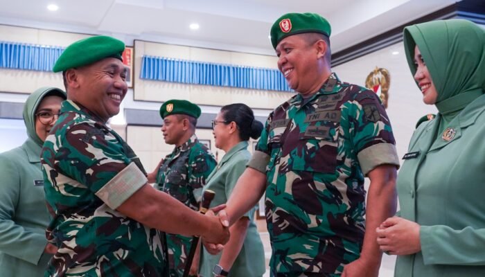 Pangdam Pimpin Laporan Korps Kenaikan Pangkat Perwira Kodam XIII/Merdeka